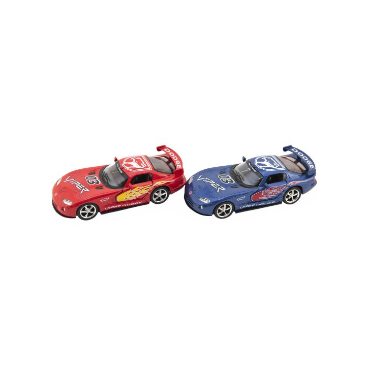 Auto Kinsmart Dodge Viper GTS-R 1:36 12,5cm kov/plast na zpětné natažení