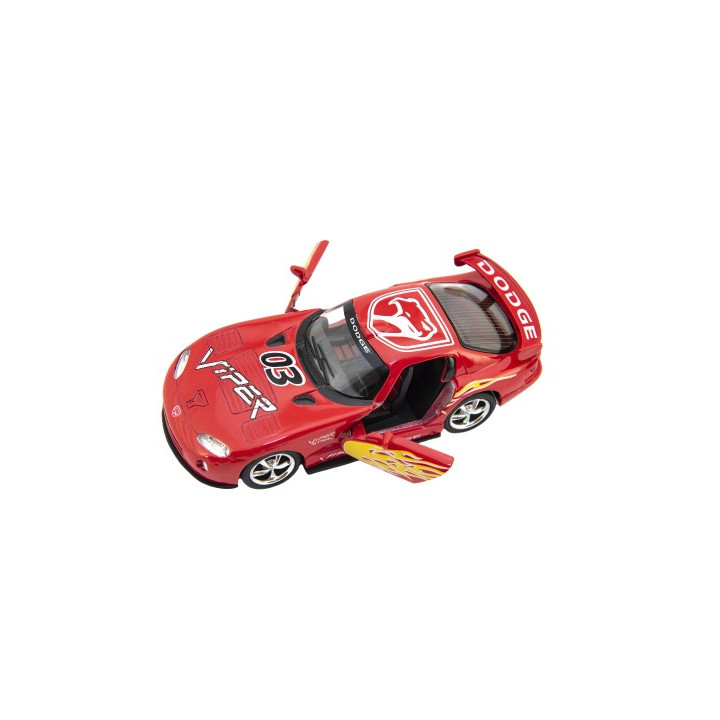 Auto Kinsmart Dodge Viper GTS-R 1:36 12,5cm kov/plast na zpětné natažení