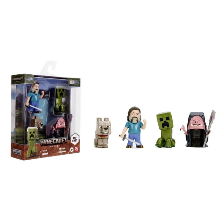 Minecraft Movie figurky 2,5" sada 4ks