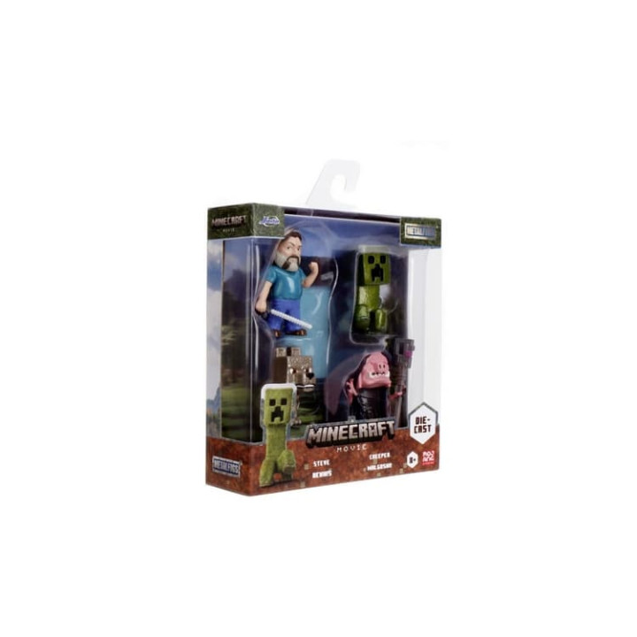 Minecraft Movie figurky 2,5" sada 4ks
