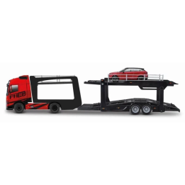 Bburago 1:43 STR FIRE Multicar Carrier - Volvo FH16 w/Land Rover LRX Concept
