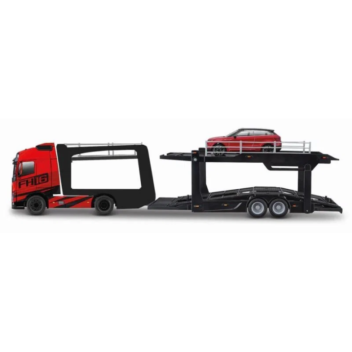 Bburago 1:43 STR FIRE Multicar Carrier - Volvo FH16 w/Land Rover LRX Concept