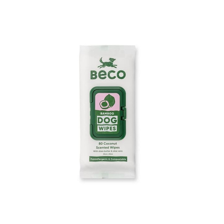 Beco Čistící ubrousky pro psy 80ks