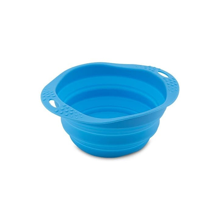 Miska pro psa, cestovní, BecoBowl Travel-blue M, EKO