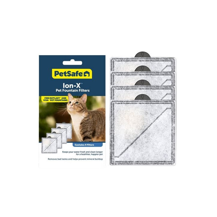 PetSafe® Ion-X™ Náhradní uhlíkové filtry pro fontánky 4ks