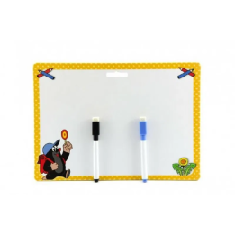 Tabulka stíratelná + 2 fixy Krtek 30x21cm
