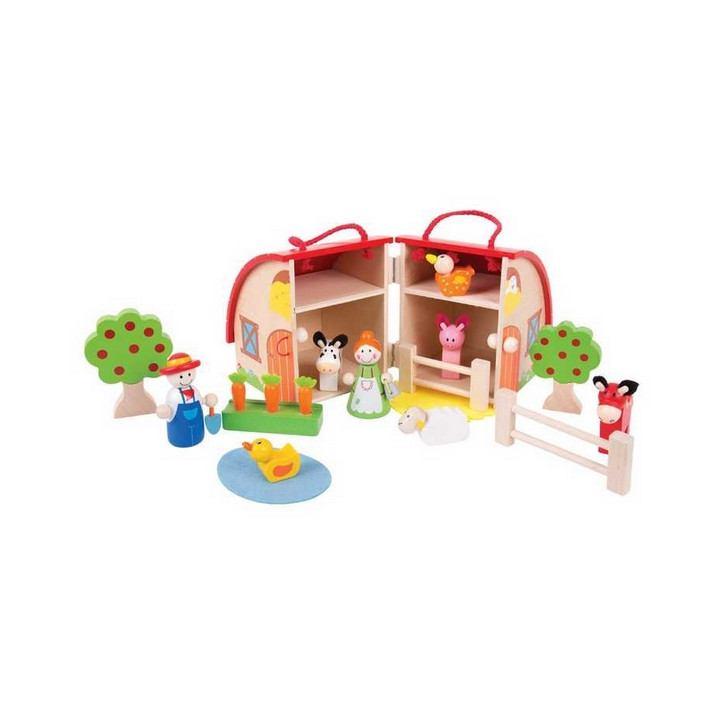 Bigjigs Toys Farma v kufříku