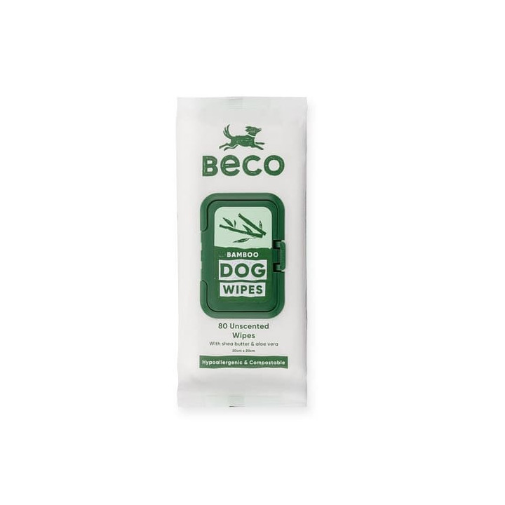 Beco Čistící ubrousky pro psy 80ks
