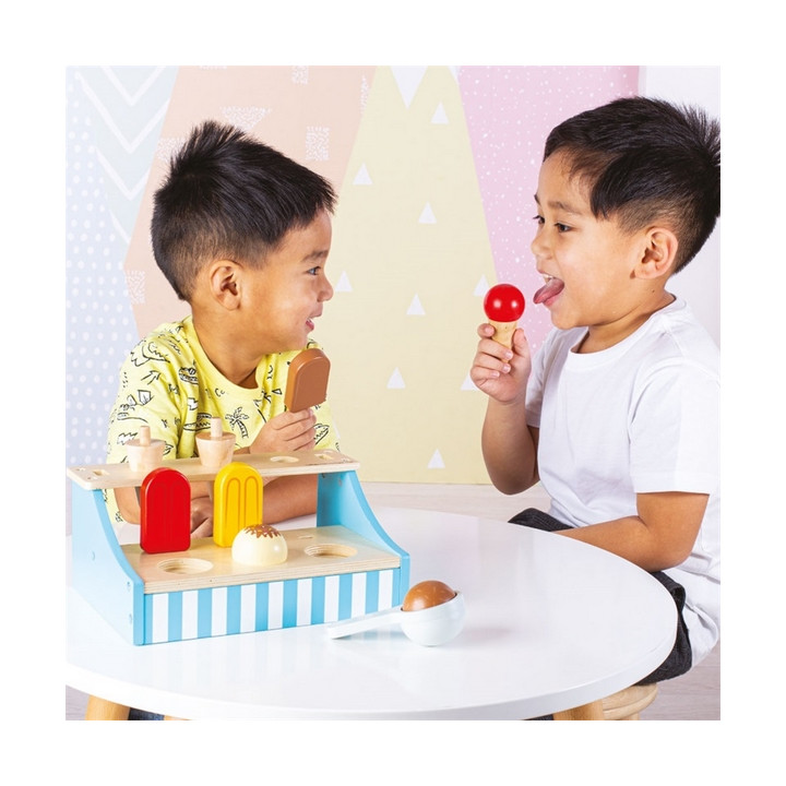 Bigjigs Toys Stojánek se zmrzlinou