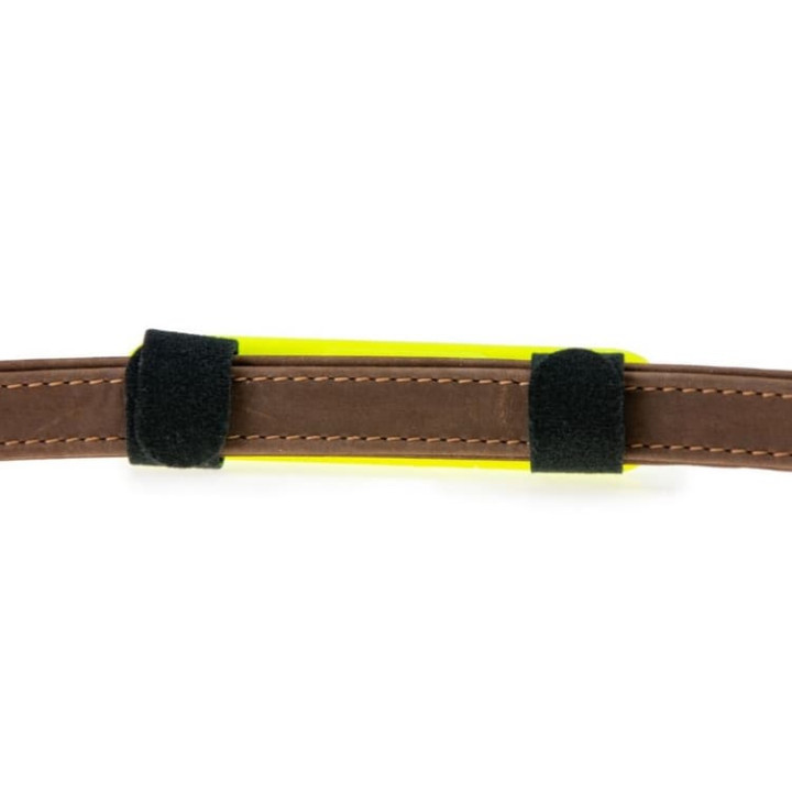 Karlie LED světlo na obojek, vodítko, postroj s USB nabíjením žluté 12x2,7cm