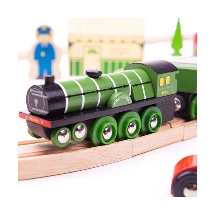 Bigjigs Rail Dřevěná vláčkodráha Flying scotsman
