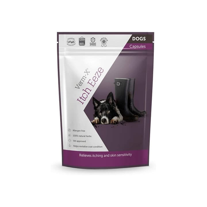 Verm-X Itch-Eeze Přírodní prostředek proti svědění pro psy 50g