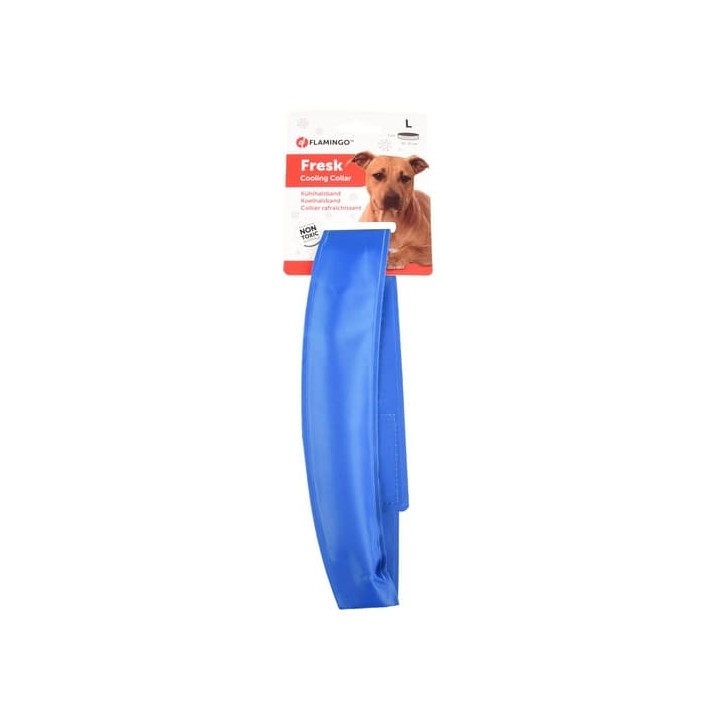 Flamingo Chladící obojek pro psy modrý L 49-56cm