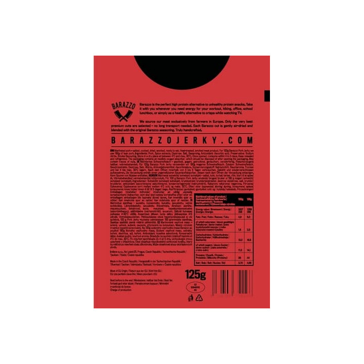 Barazzo Jerky Pork Classic 125g