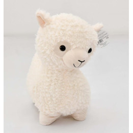 Lama krémová, 40 cm