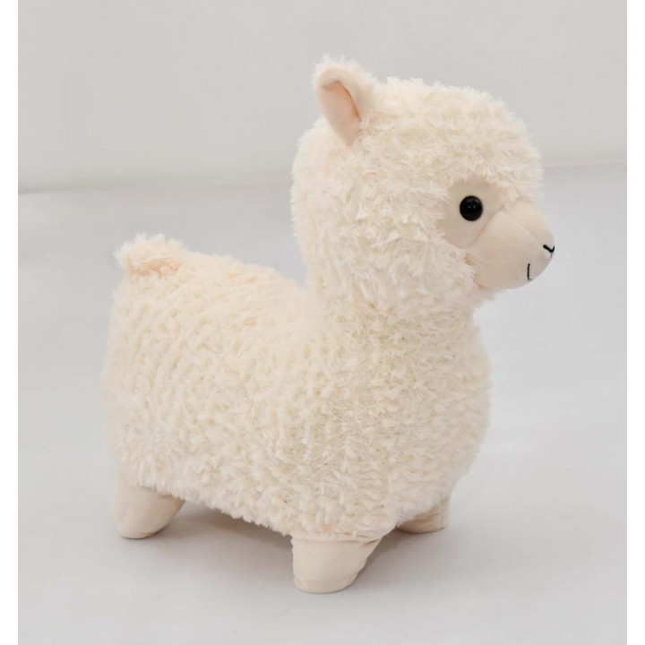 Lama krémová, 40 cm