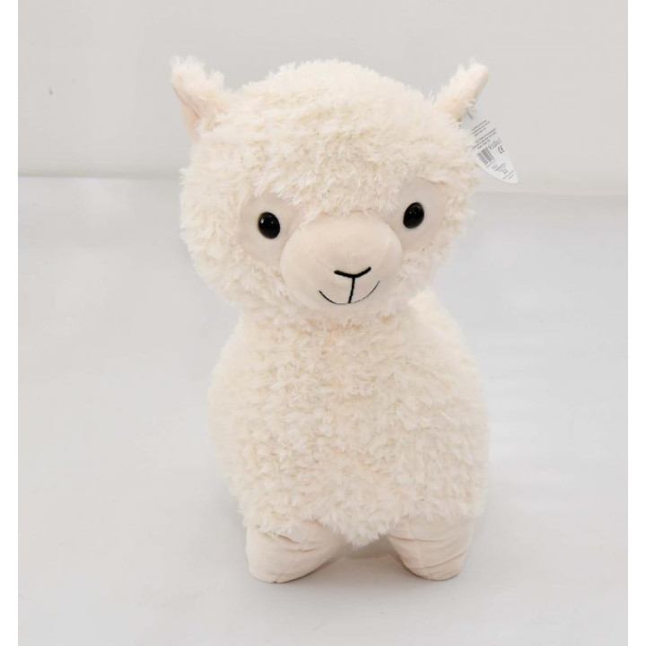 Lama krémová, 40 cm
