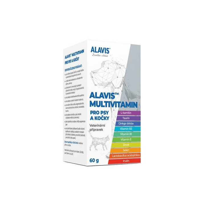 ALAVIS™ Multivitamin pro psy a kočky 60g