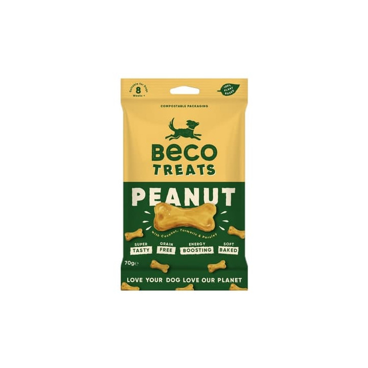 Beco Treats Odměna pro psy Peanut 70g