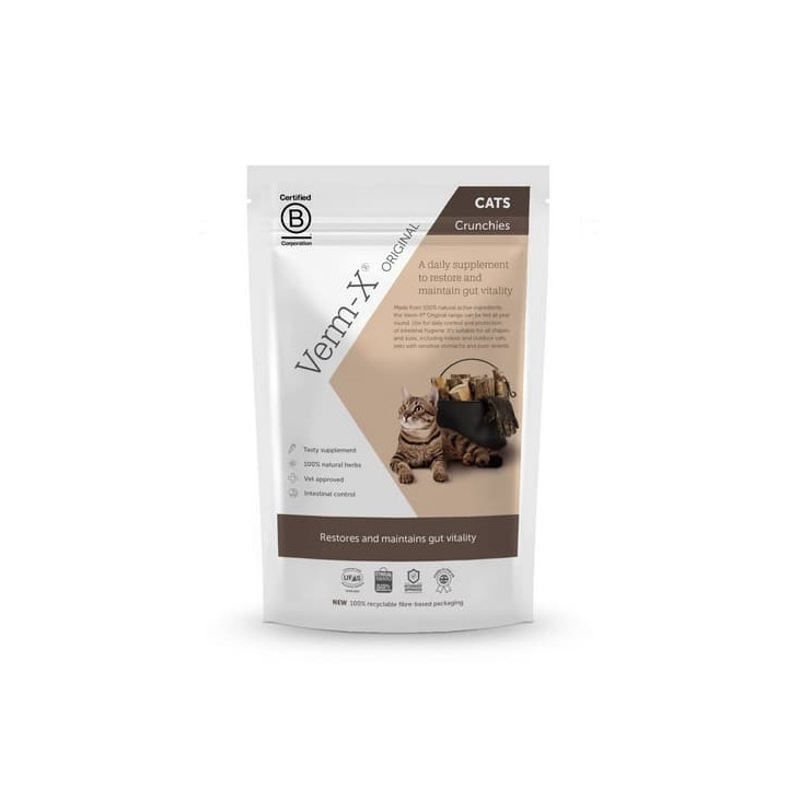 Verm-X Přírodní granule pro kočky proti střevním parazitům 60g