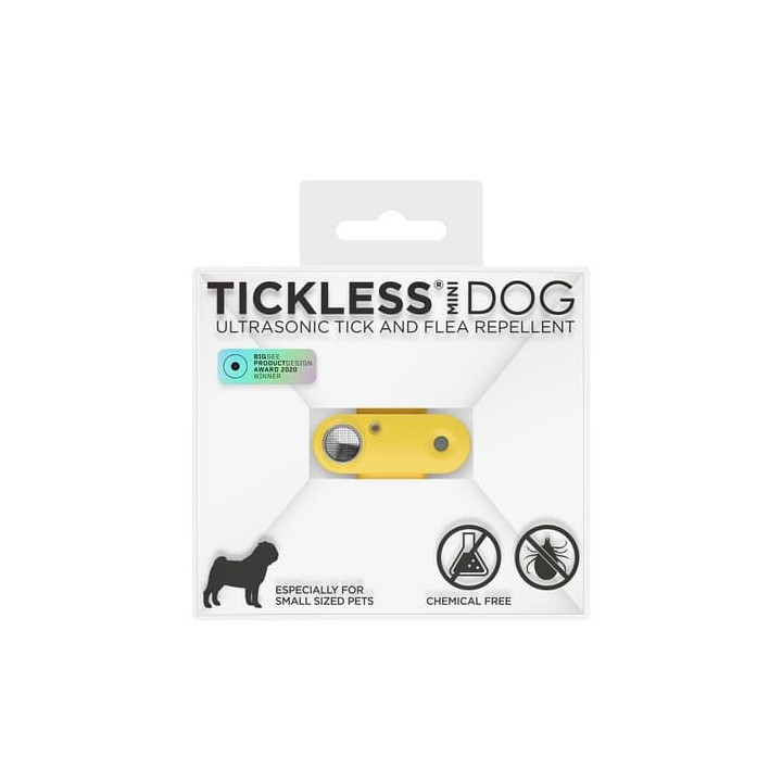 TICKLESS Mini dog Nabíjecí ultrazvukový odpuzovač klíšťat a blech Marigold