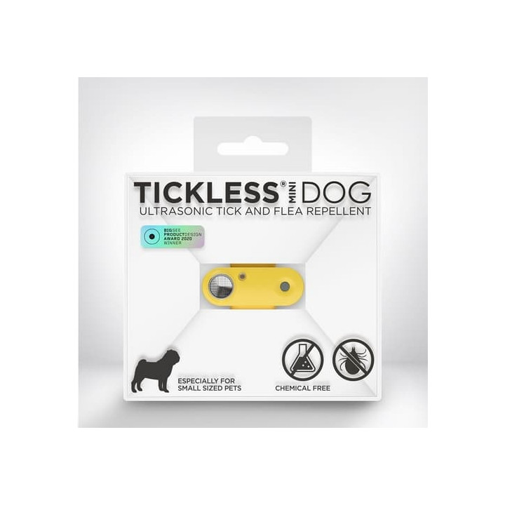 TICKLESS Mini dog Nabíjecí ultrazvukový odpuzovač klíšťat a blech Marigold
