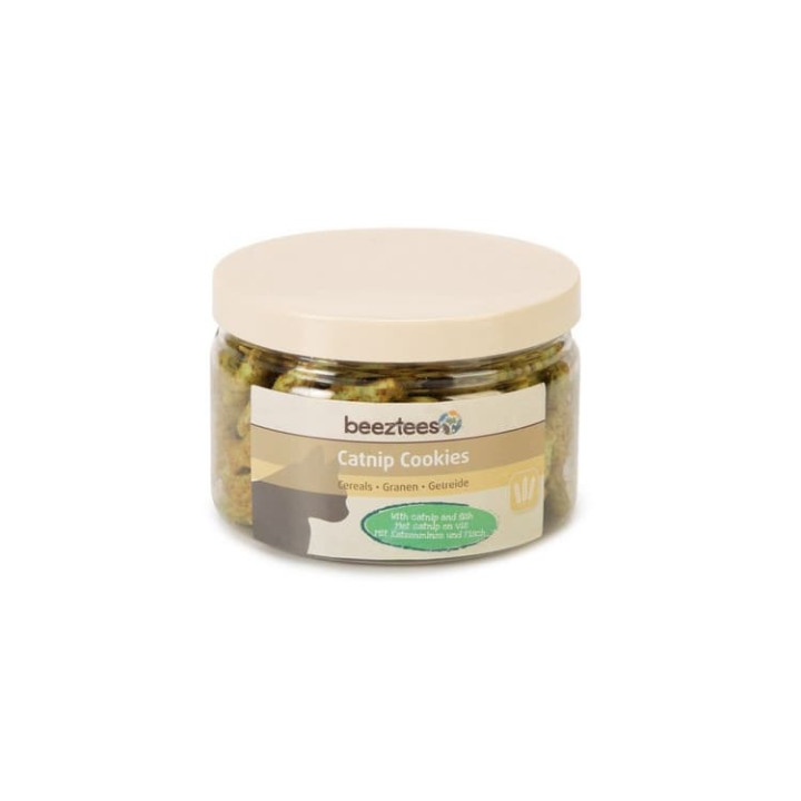 Beeztees Pamlsky Catnip s lososem pro kočky 55g