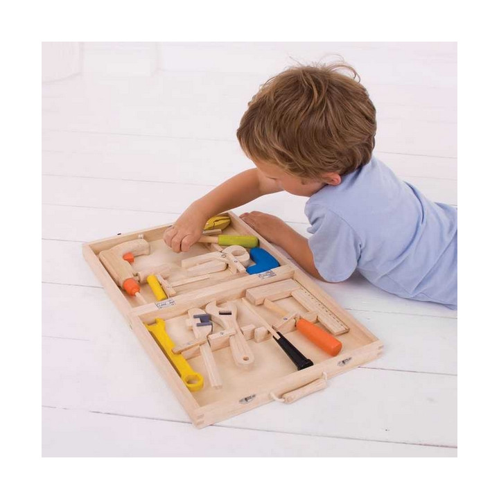Bigjigs Toys Dřevěný Kufřík s nářadím