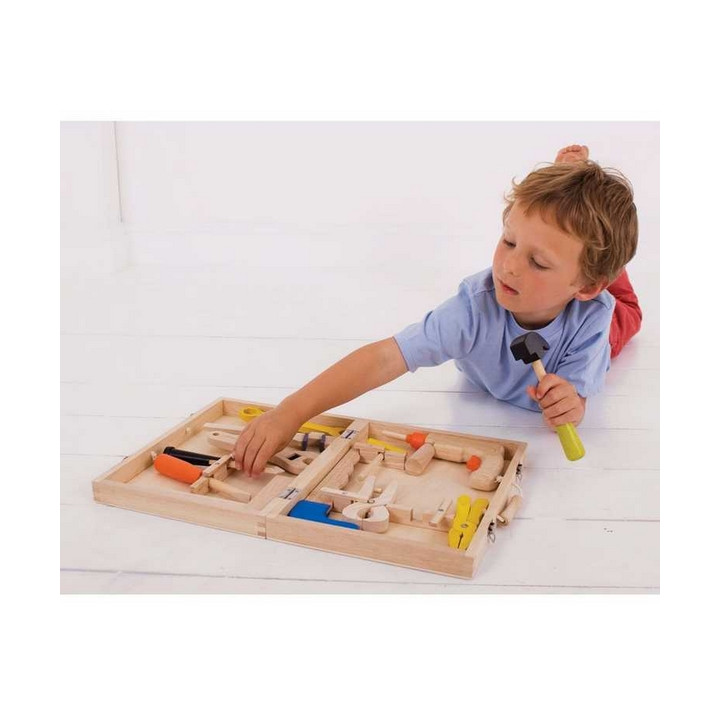 Bigjigs Toys Dřevěný Kufřík s nářadím
