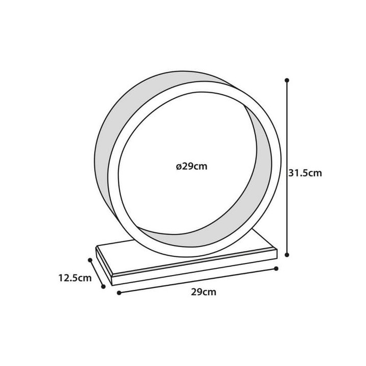 Karlie dřevěné běhací kolo pro hlodavce, průměr 30cm
