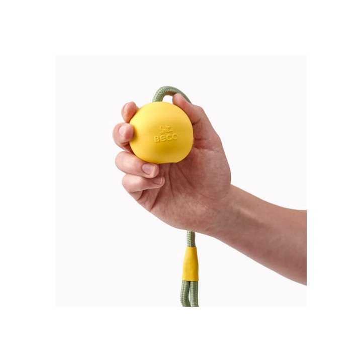 Beco Slinger Ball Hračka pro psy žlutá 46cm