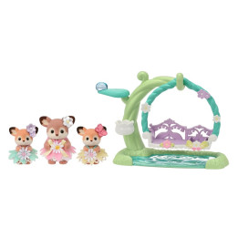 Sylvanian Families Jelínci na květinové houpačce