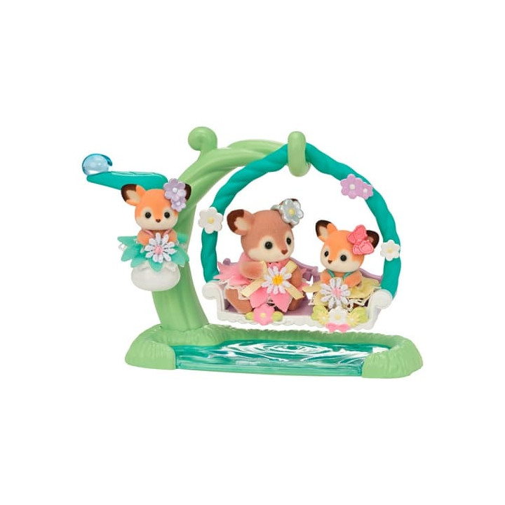 Sylvanian Families Jelínci na květinové houpačce