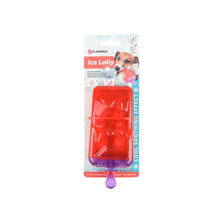 Flamingo Chladící hračka pro psy Zmrzlina 16cm