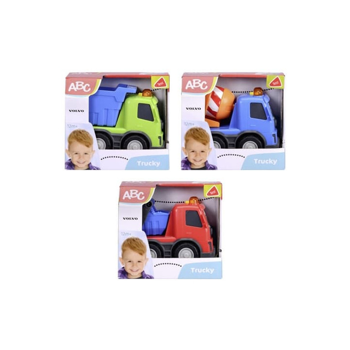 ABC Volvo nákladní auto 13 cm, 3 druhy