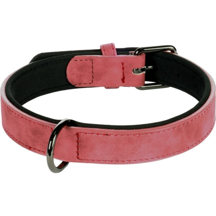 Flamingo Delu Obojek s neoprenovým polstrováním Červená M/L