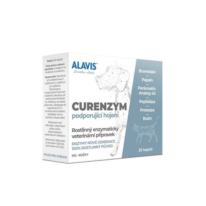 ALAVIS™ Curenzym podporující hojení 20 kapslí