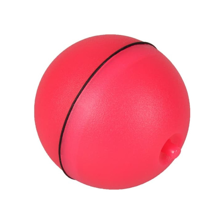 Flamingo Interaktivní hračka pro kočky míček s LED růžový průměr 6cm