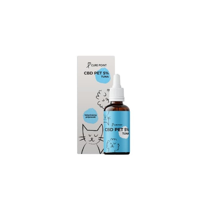 Cure Point CBD PET 5% Olej pro psy Tuna 10ml