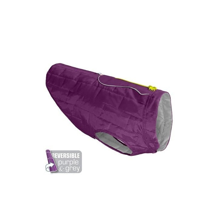 Kurgo® Loft Nepromokavá bunda pro psy Deep Violet/Grey S