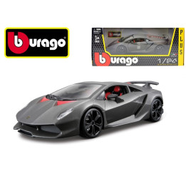 LAMBORG.SESTO ELEMENTO 1:24 šedá metalíza