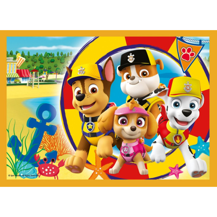 Puzzle 4v1 Tlapková patrola Paw Patrol
