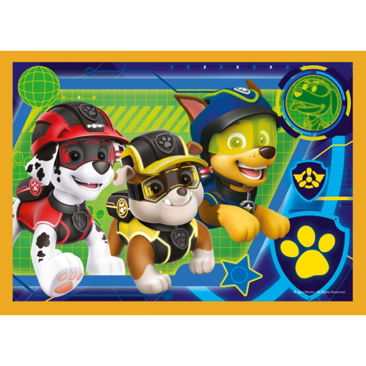 Puzzle 4v1 Tlapková patrola Paw Patrol