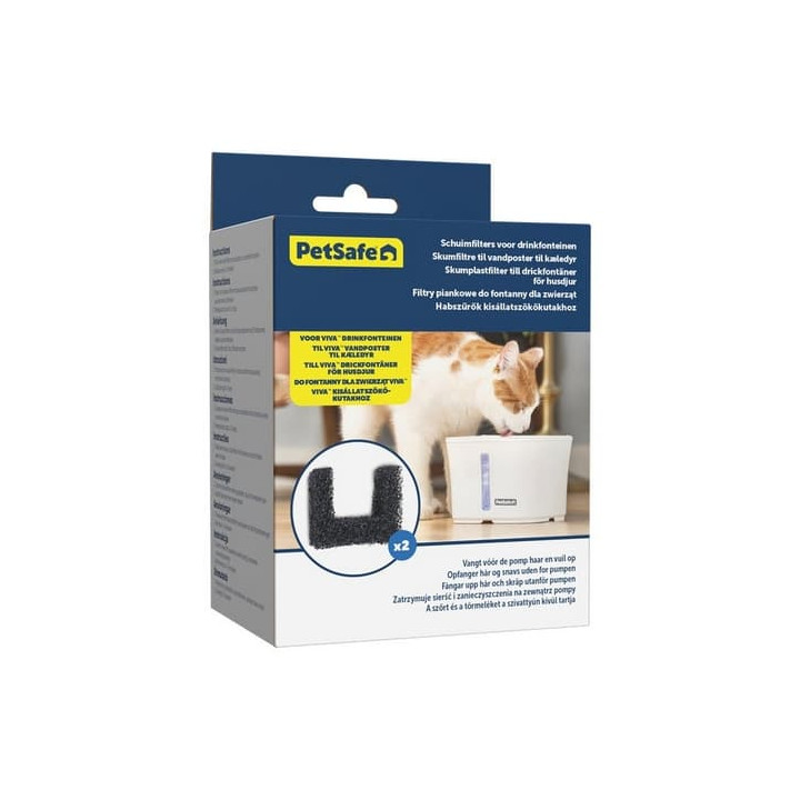 PetSafe® Náhradní pěnové filtry pro fontánky PetSafe® Viva™ 2ks