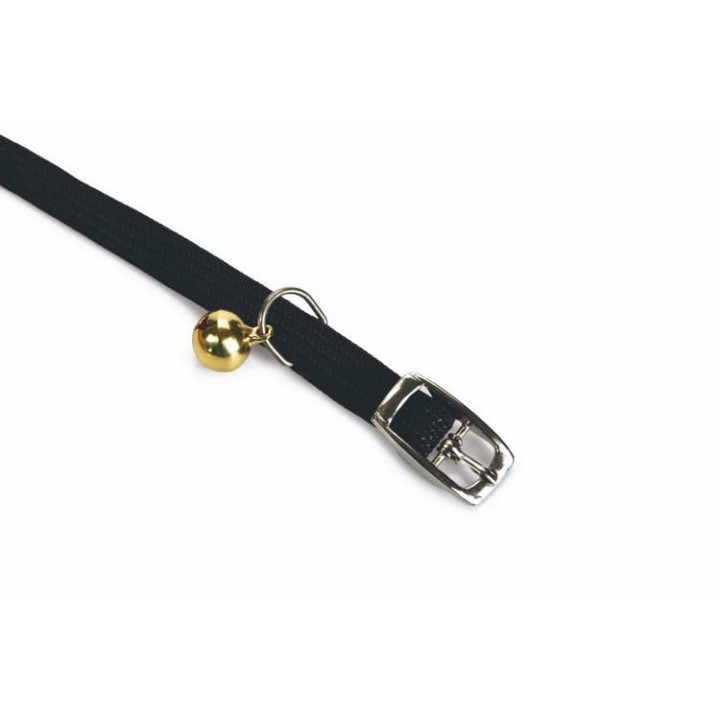Beeztees Obojek pro kočky nylonový černý 6-29cm x 10mm