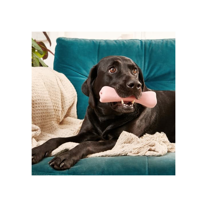 Beco Treat Bone Hračka pro psy růžová 17,5cm