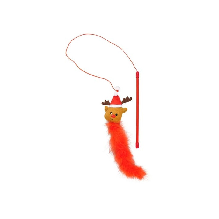 Flamingo Vánoční hračka pro kočky sněhulák/santa/sob