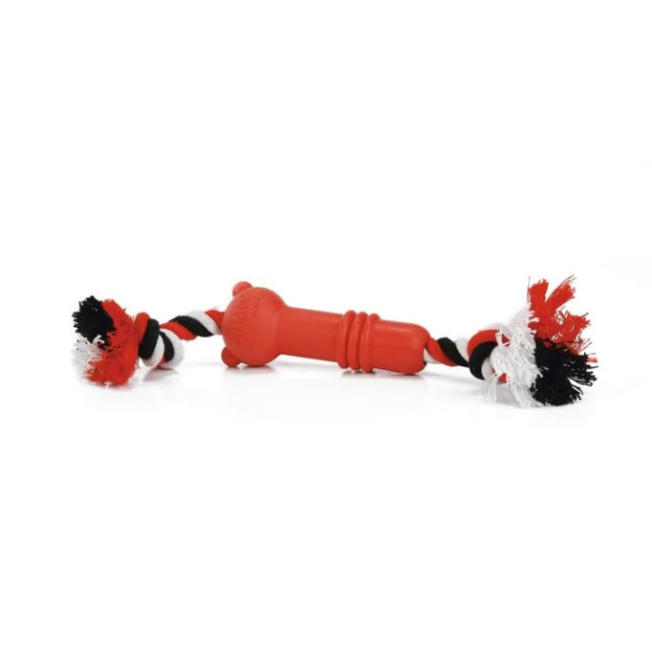 Beeztees Hračka Sumo Mini Fit červený 4,5X4,5X11cm