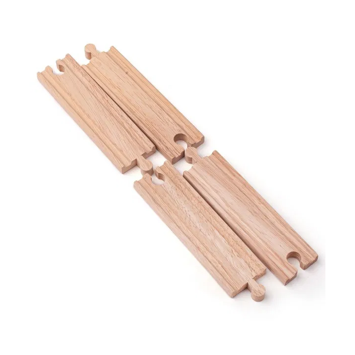 Bigjigs Rail Dlouhé rovné koleje 21 cm 4 ks