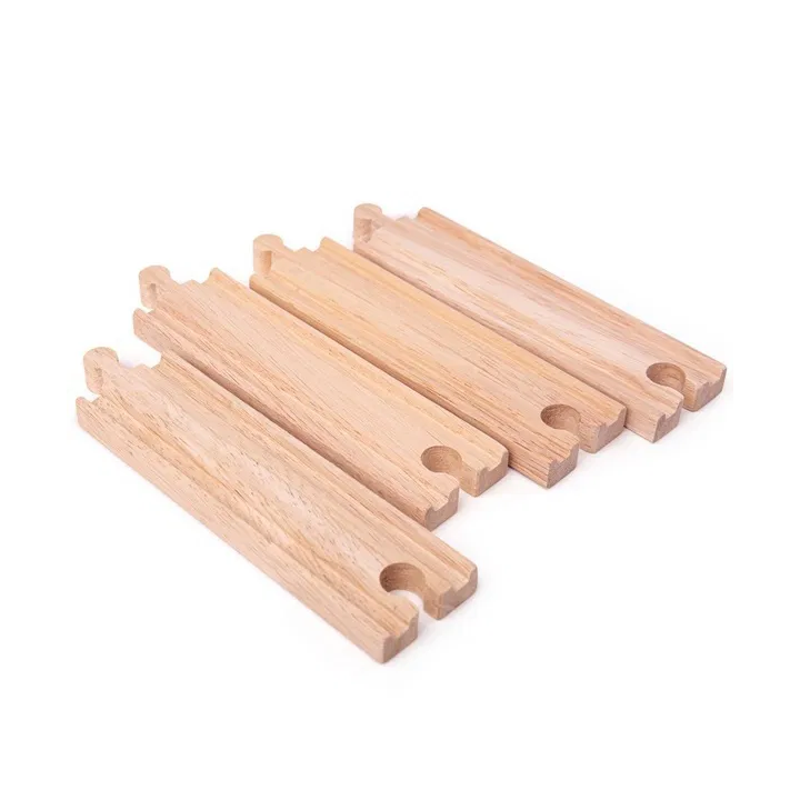 Bigjigs Rail Dlouhé rovné koleje 21 cm 4 ks